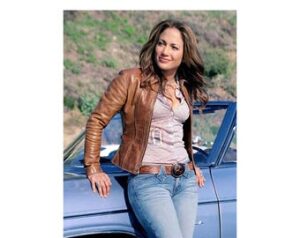 Women's Jennifer Lopez Motorcycle Distressed Brown Real Leather Jacket, Gift for her, Jennifer Lopez Leather Jacket for Women.