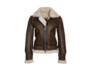Women's Handmade Brown B3 Aviator Leather Jacket