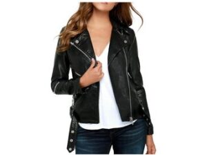 Women's Handmade Lambskin Motorcycle Leather Jacket