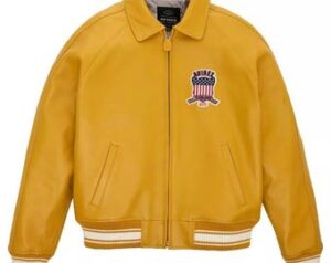 Men's Classic Avirex Cowhide Leather Jacket-Men's American Pilot Flight Leather Jacket-Vintage Avirex Bomber Jacket-Custom Colours.