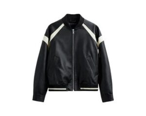 Men's Biker Leather Jacket, Handmade Black Motorcycle Fashion Leather Jacket, 100% Genuine Leather Jacket. Gift For Him.