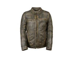 Men Brown Genuine Leather Distressed Biker Jacket, Handmade Men's Brown Leather Motorcycle Jacket, Men Leather Jacket, Gift For Him