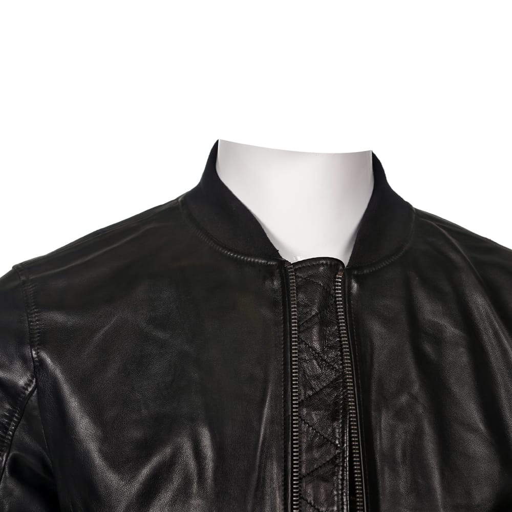 The Vesper Genuine Sheepskin Leather Fashion Jacket - Image 4