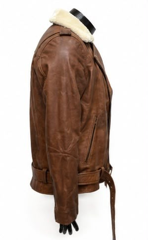 Elegant Sheep Leather Fur Color Jacket - Women's Collection - Image 5