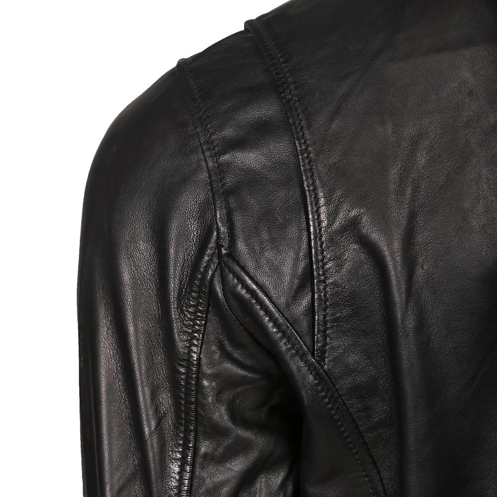 The Vesper Genuine Sheepskin Leather Fashion Jacket - Image 6