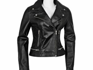 Élan Noir Women’s Leather Jacket